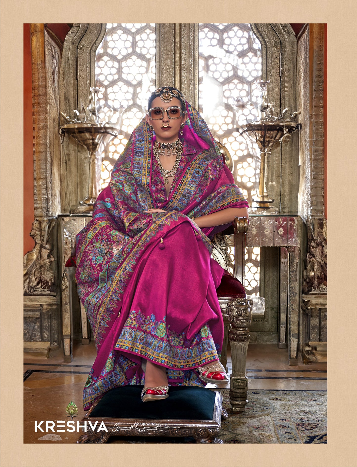 pashmina saree