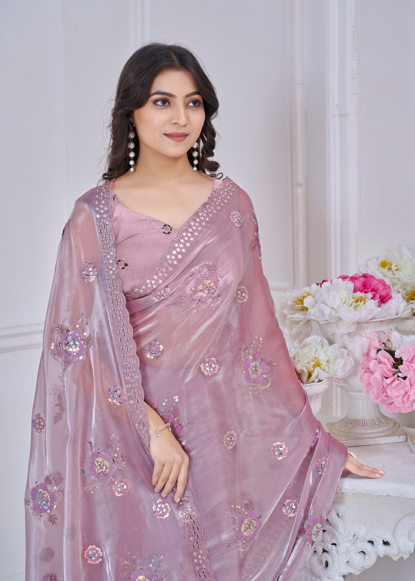 DESIGNER WORK SAREE