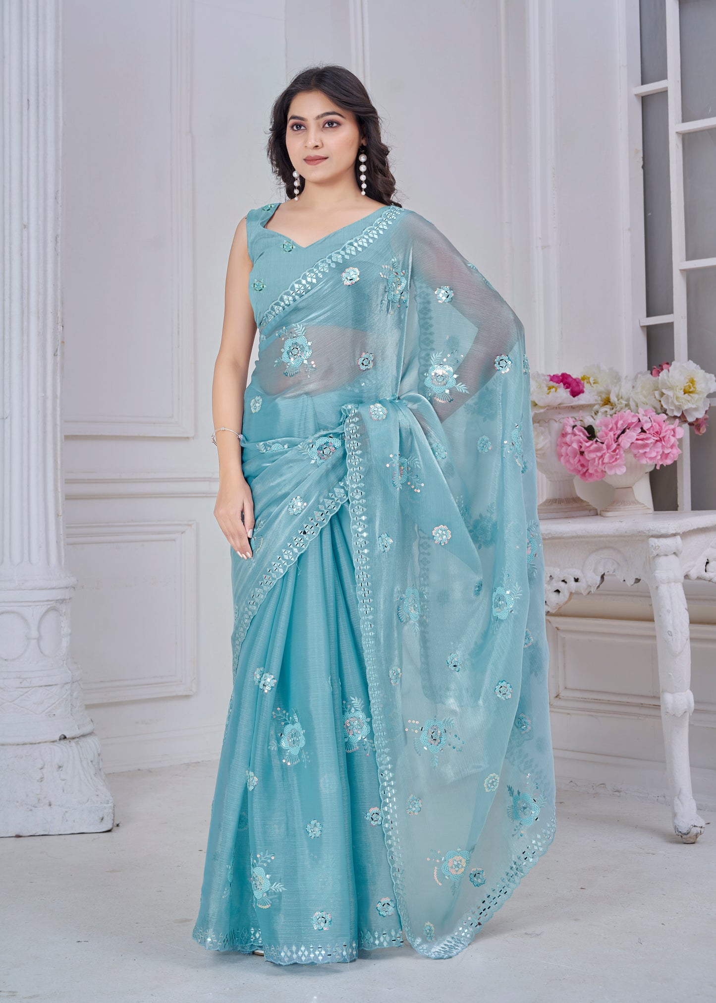 DESIGNER WORK SAREE