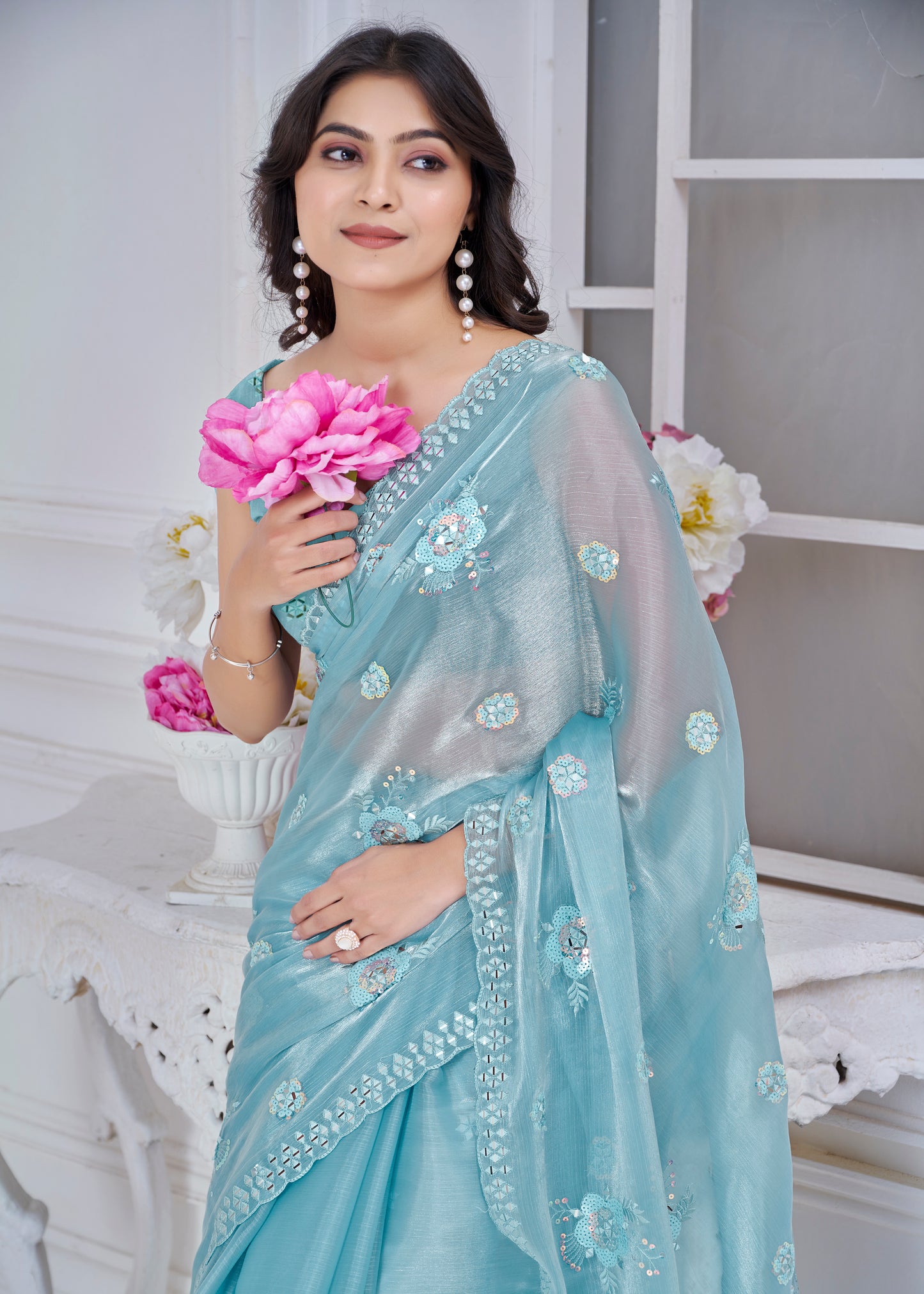 DESIGNER WORK SAREE