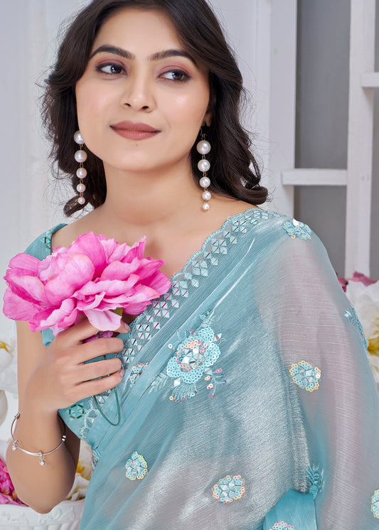 DESIGNER WORK SAREE