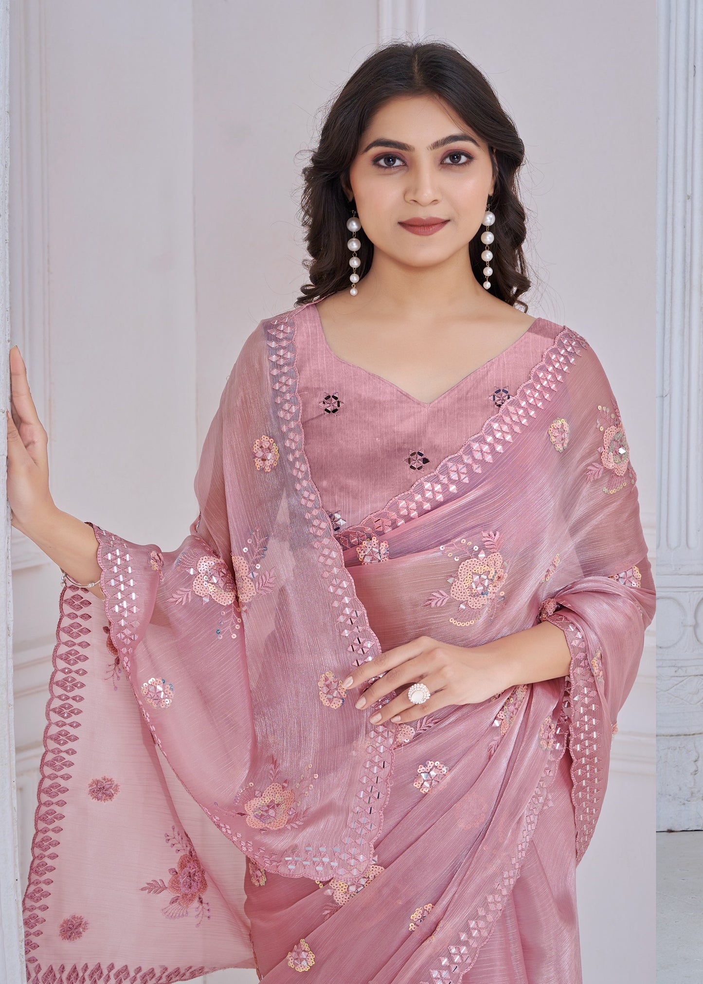 DESIGNER WORK SAREE