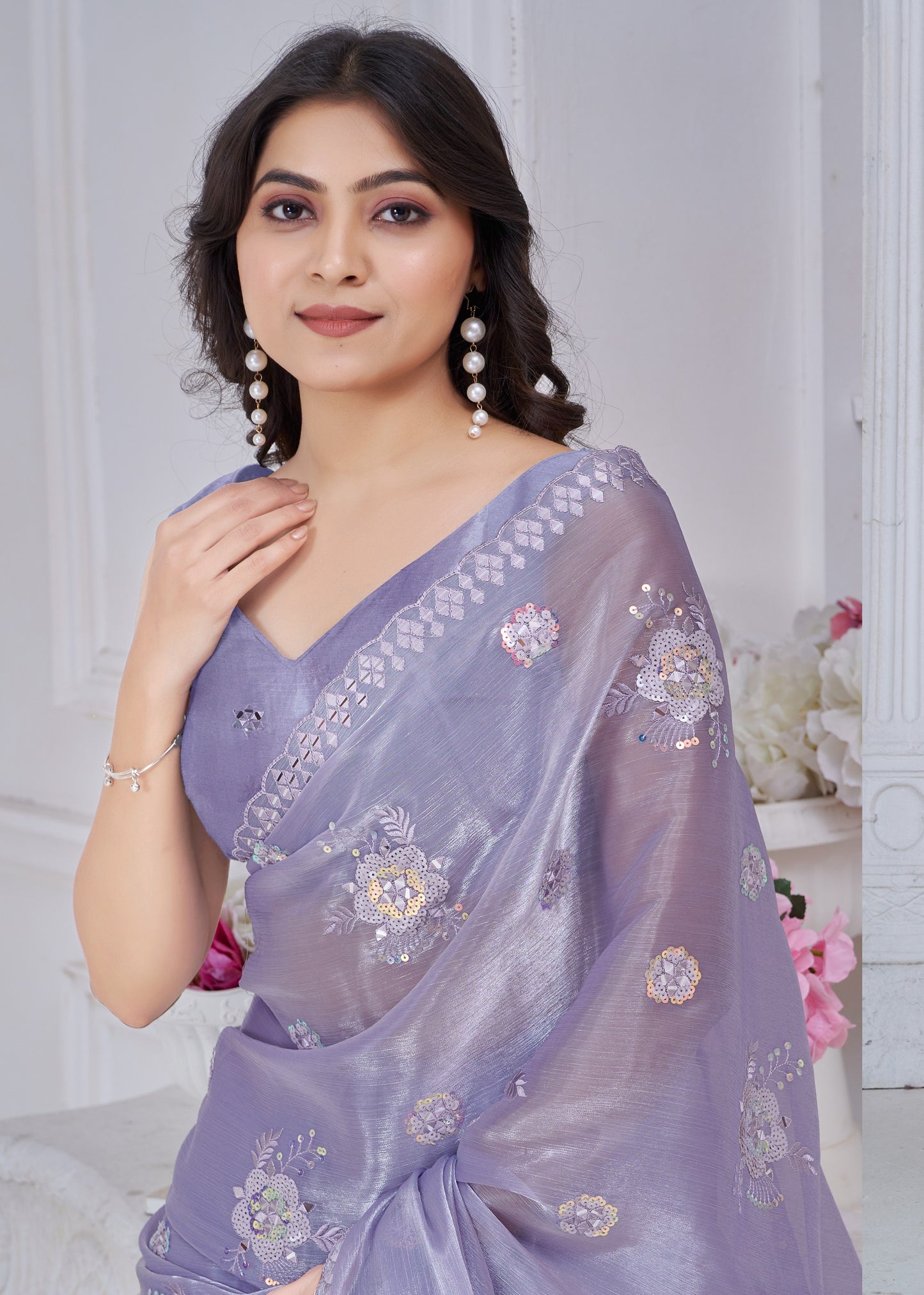 DESIGNER WORK SAREE