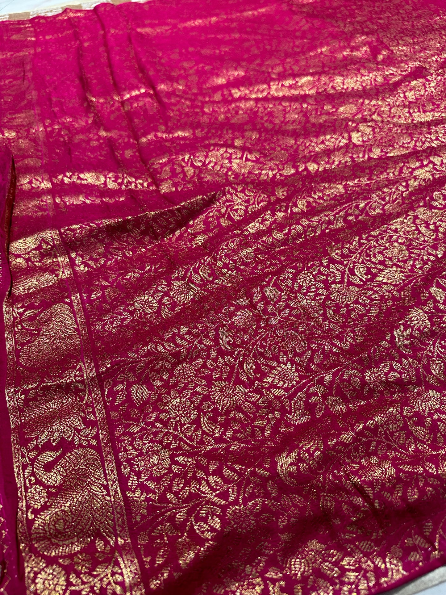 Pashmina silk saree