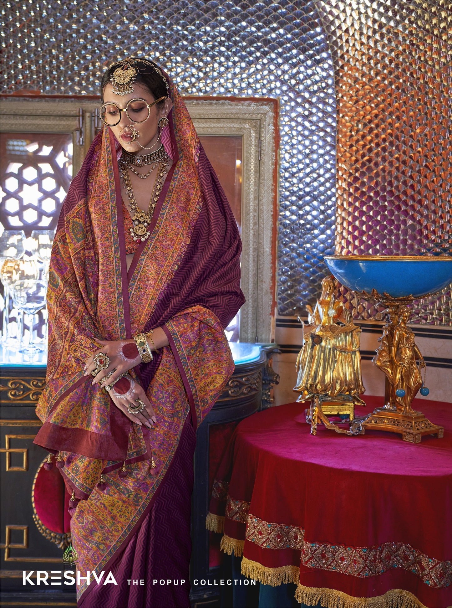 pashmina saree