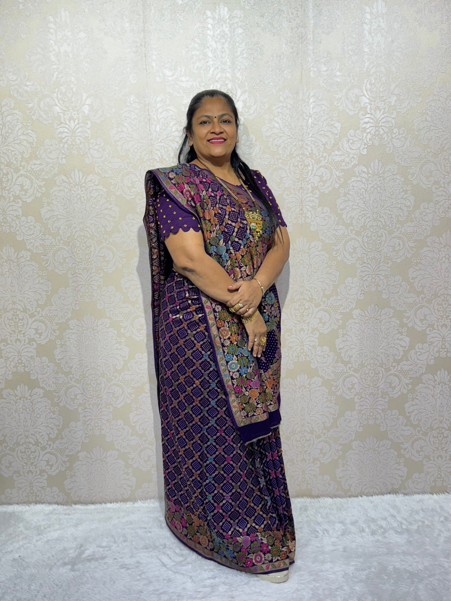 PURE JORJET PURPLE BANDHANI