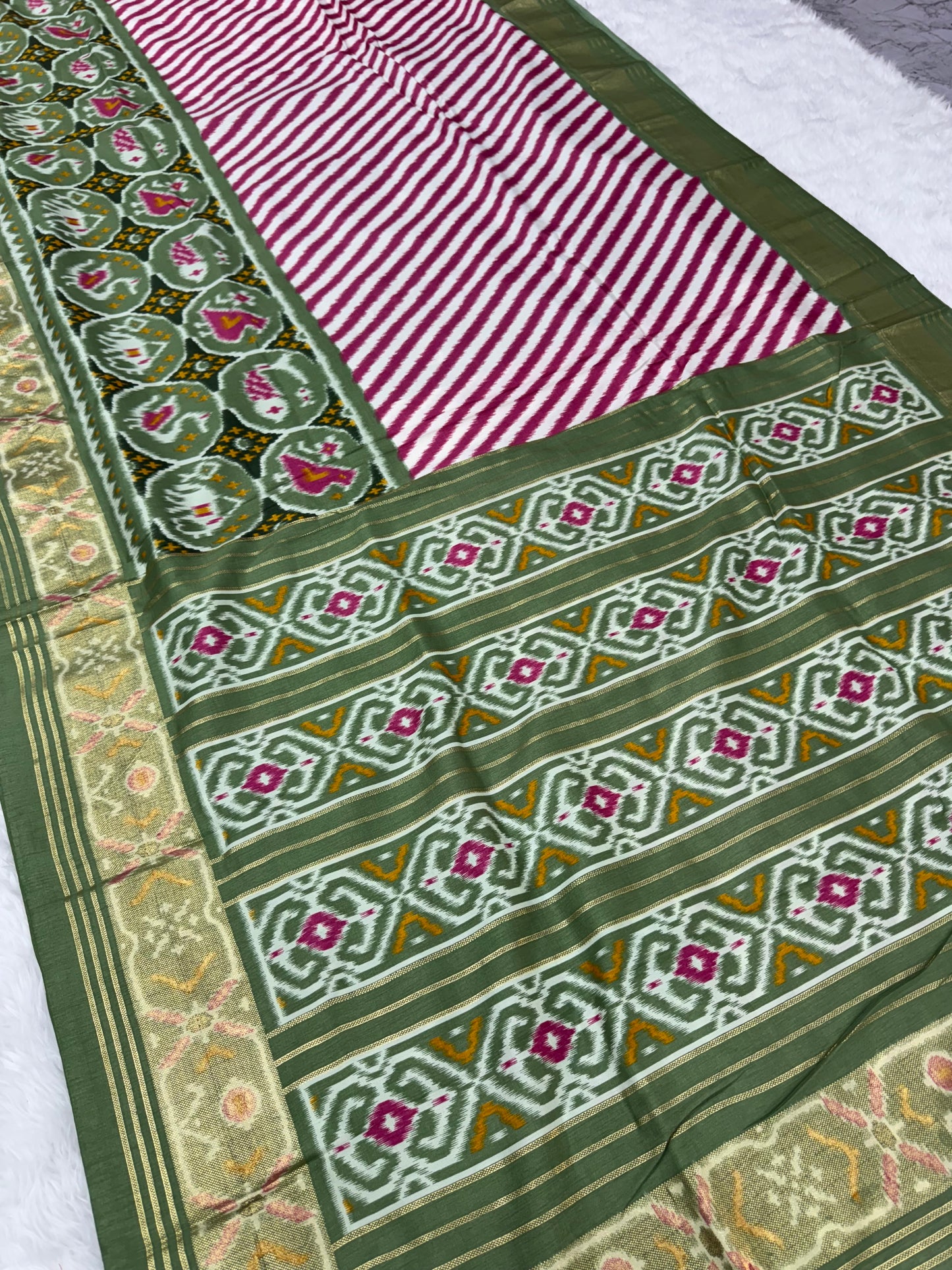 Pure look patola saree