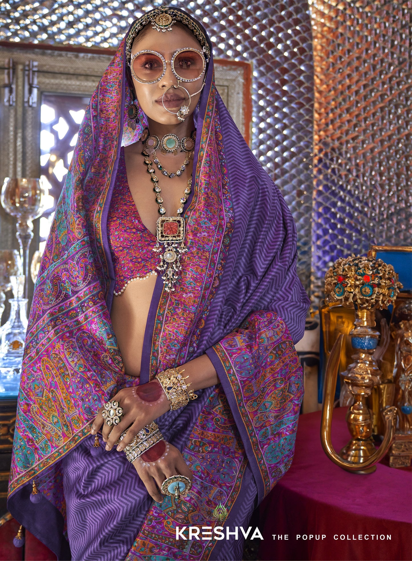 pashmina saree
