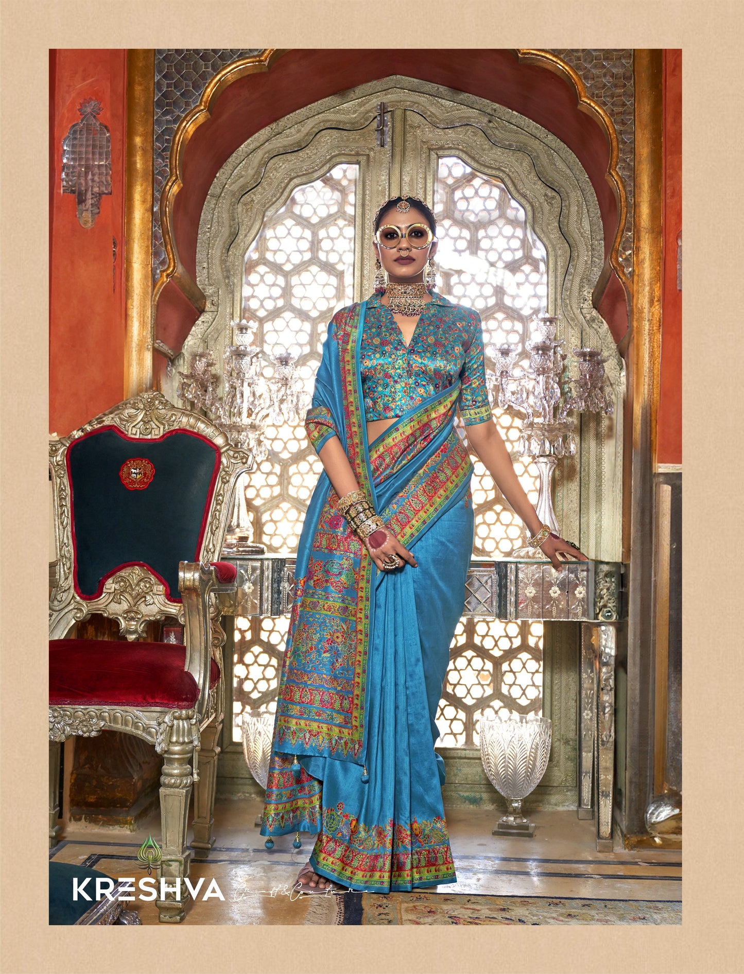 pashmina saree