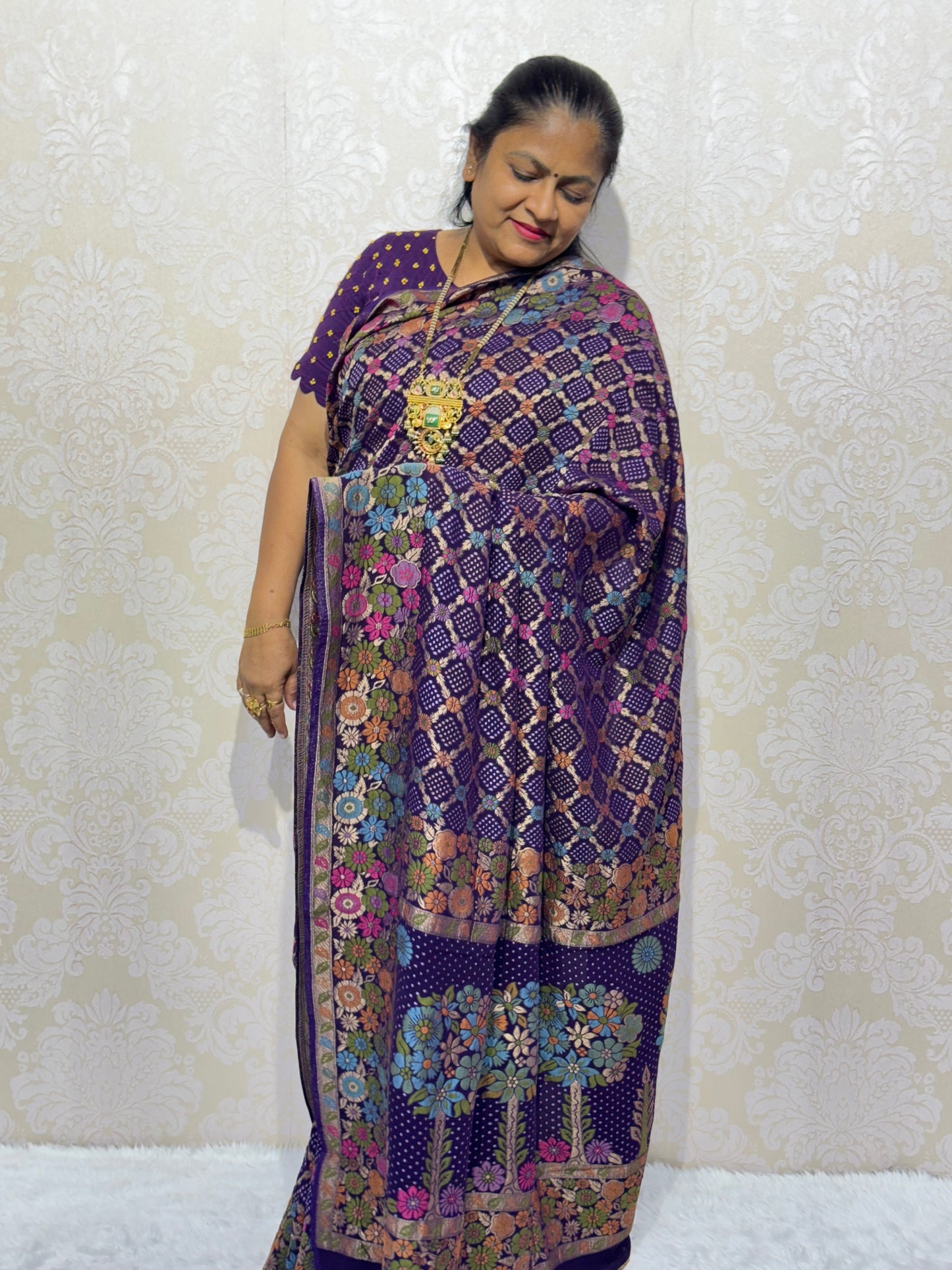 PURE JORJET PURPLE BANDHANI