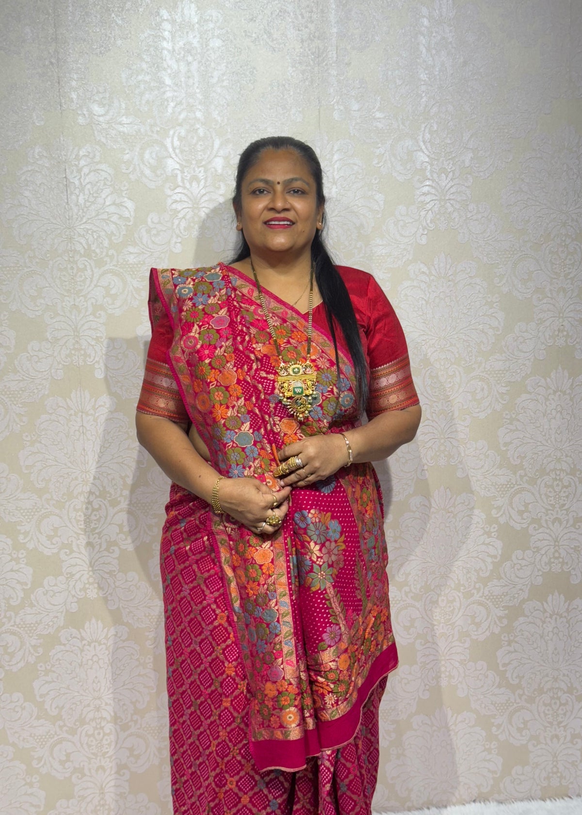 Pure jorjet rani bandhani