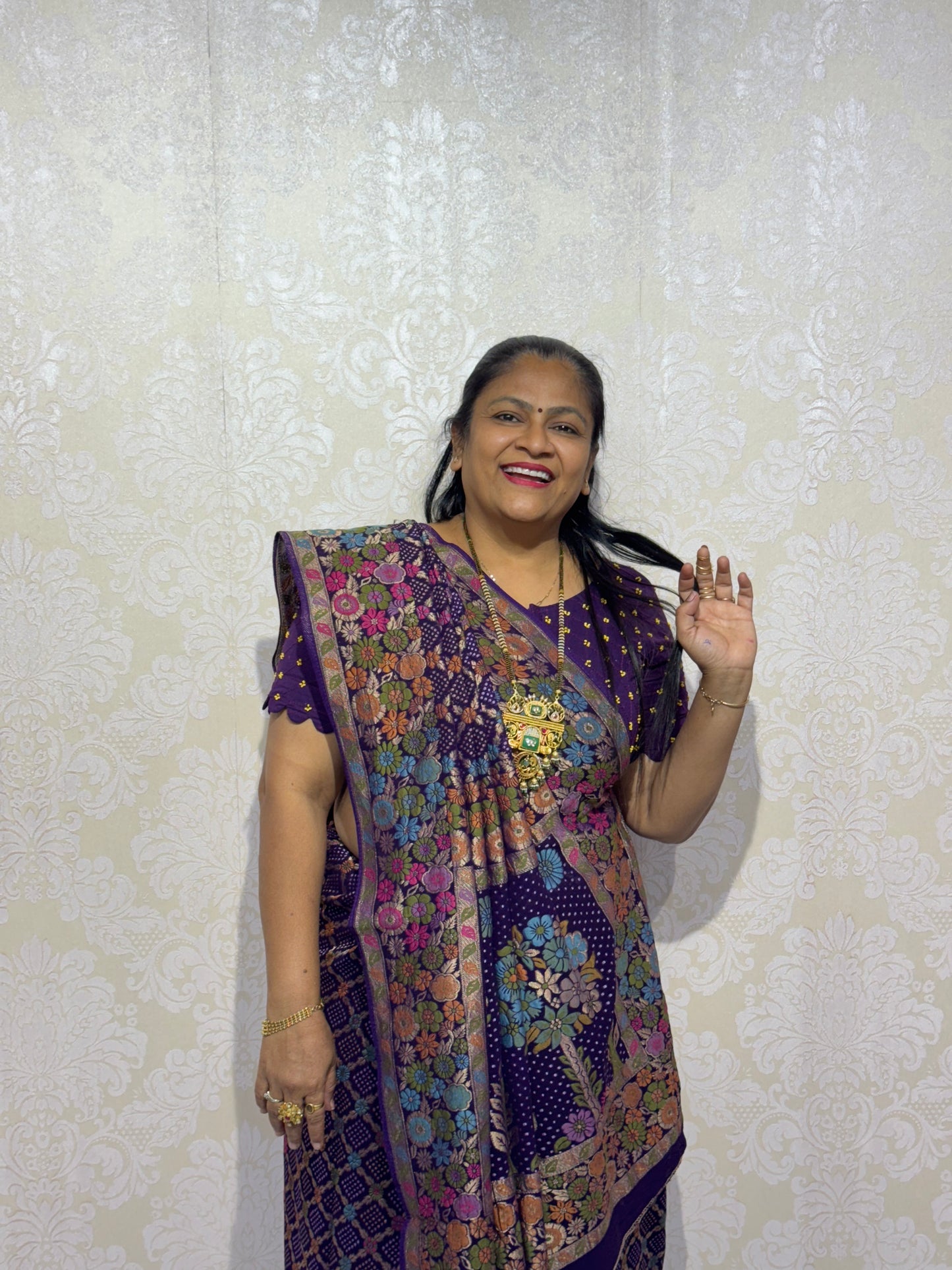 PURE JORJET PURPLE BANDHANI