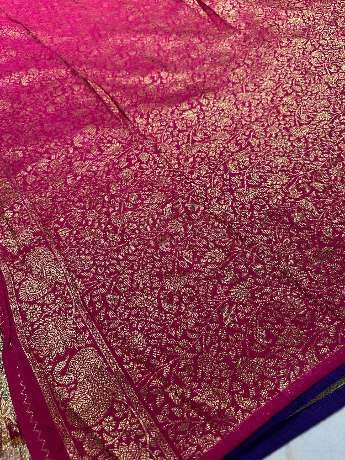 Pashmina silk saree