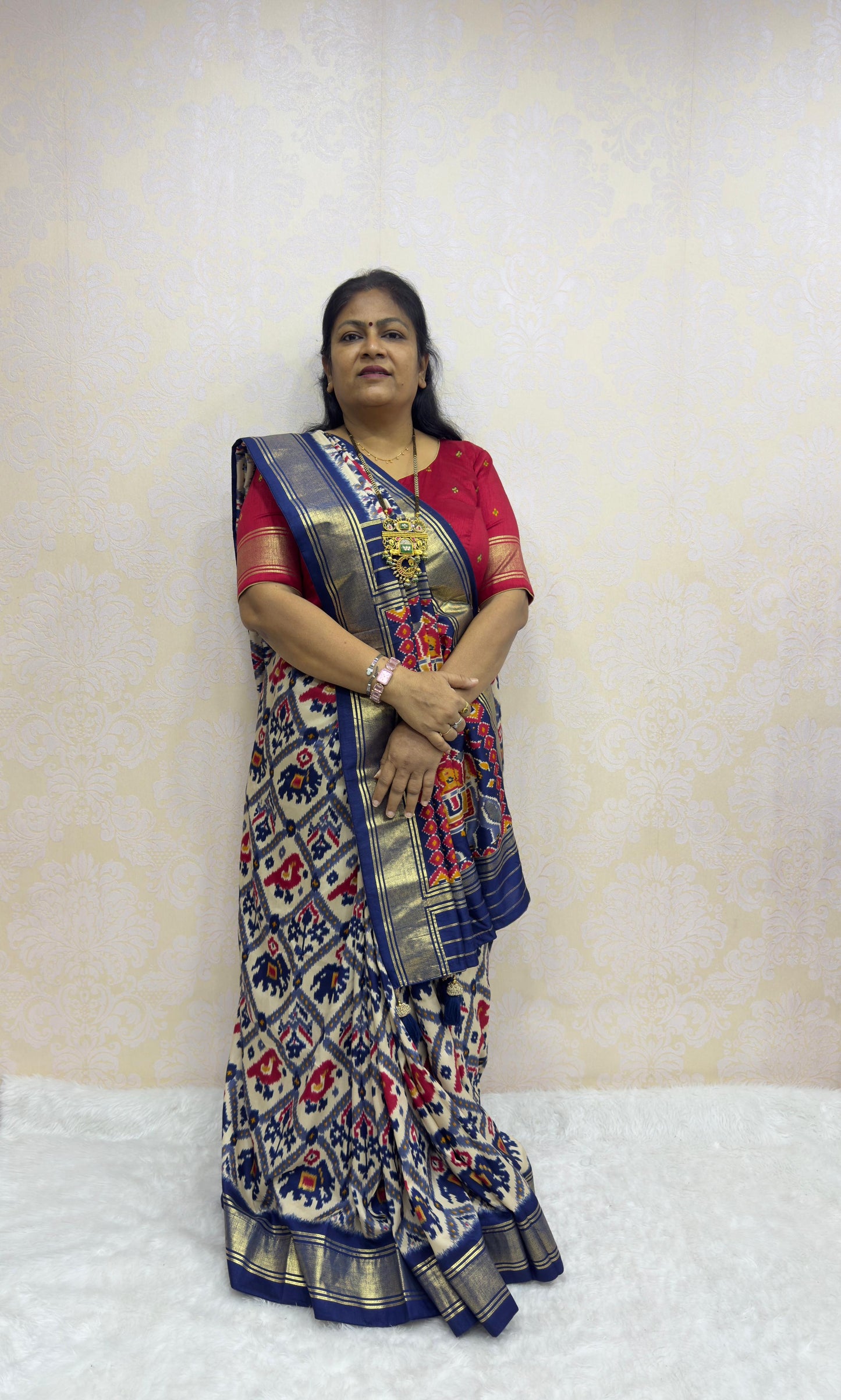 VIPUL AROMA SILK - BLUE