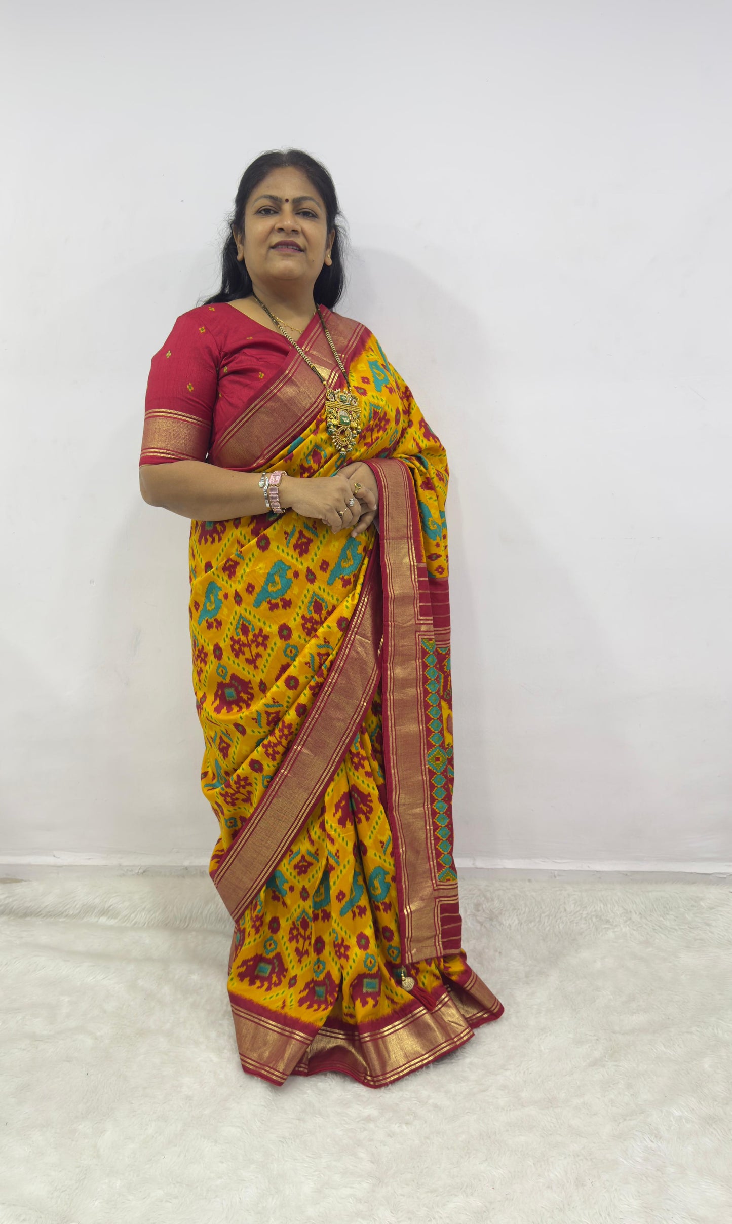 VIPUL AMORA SILK - YELLOW