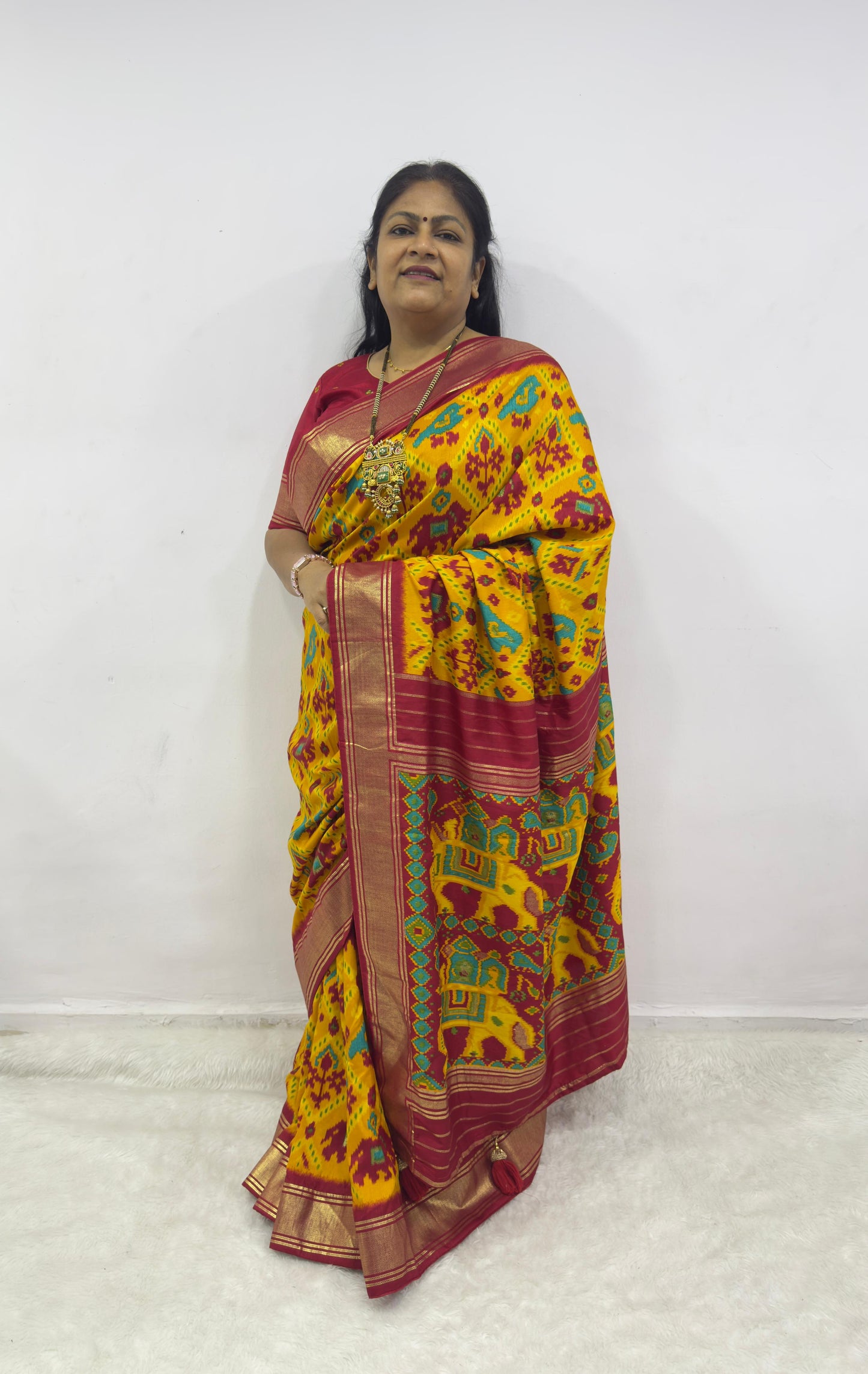 VIPUL AMORA SILK - YELLOW