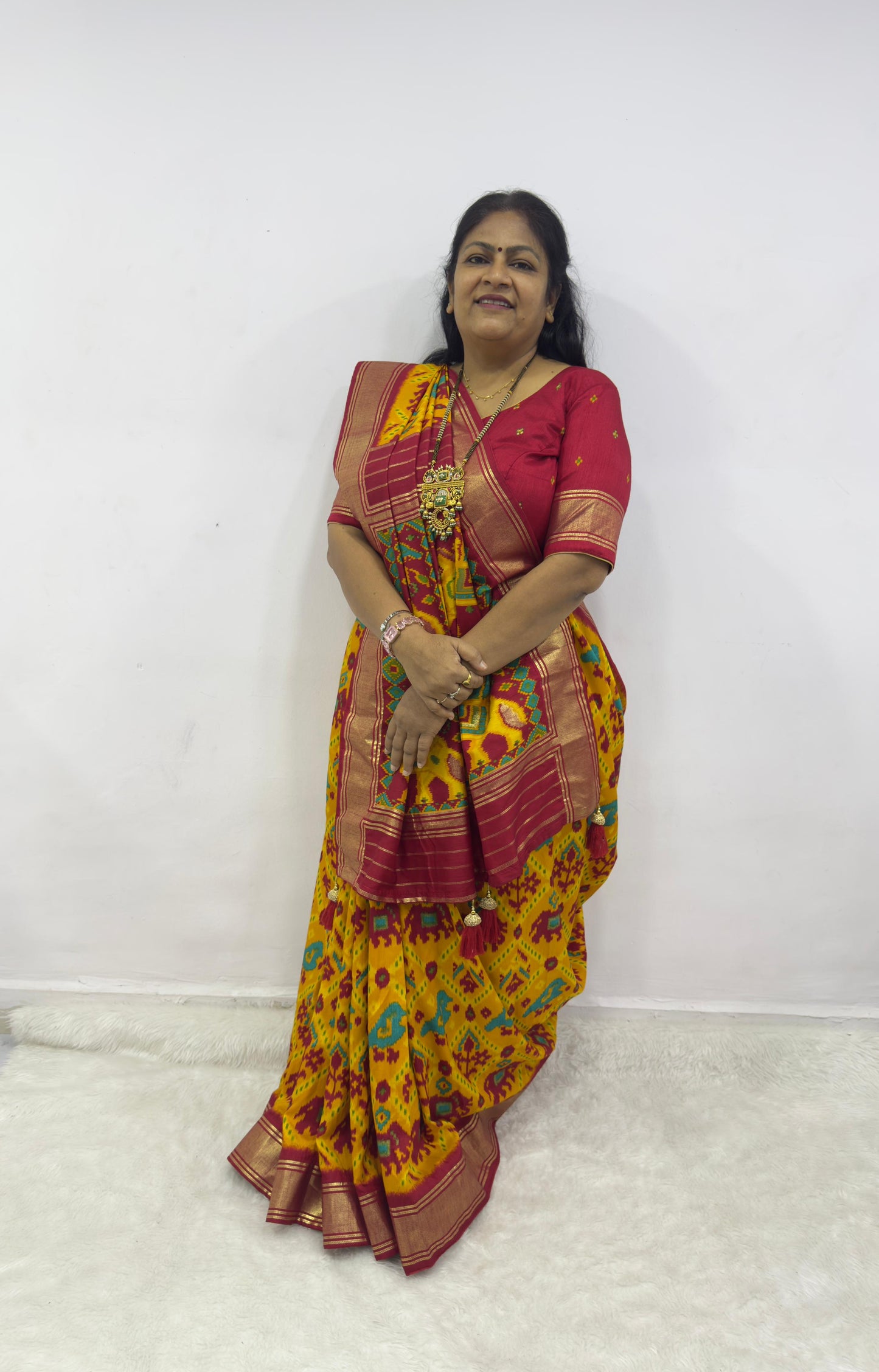 VIPUL AMORA SILK - YELLOW