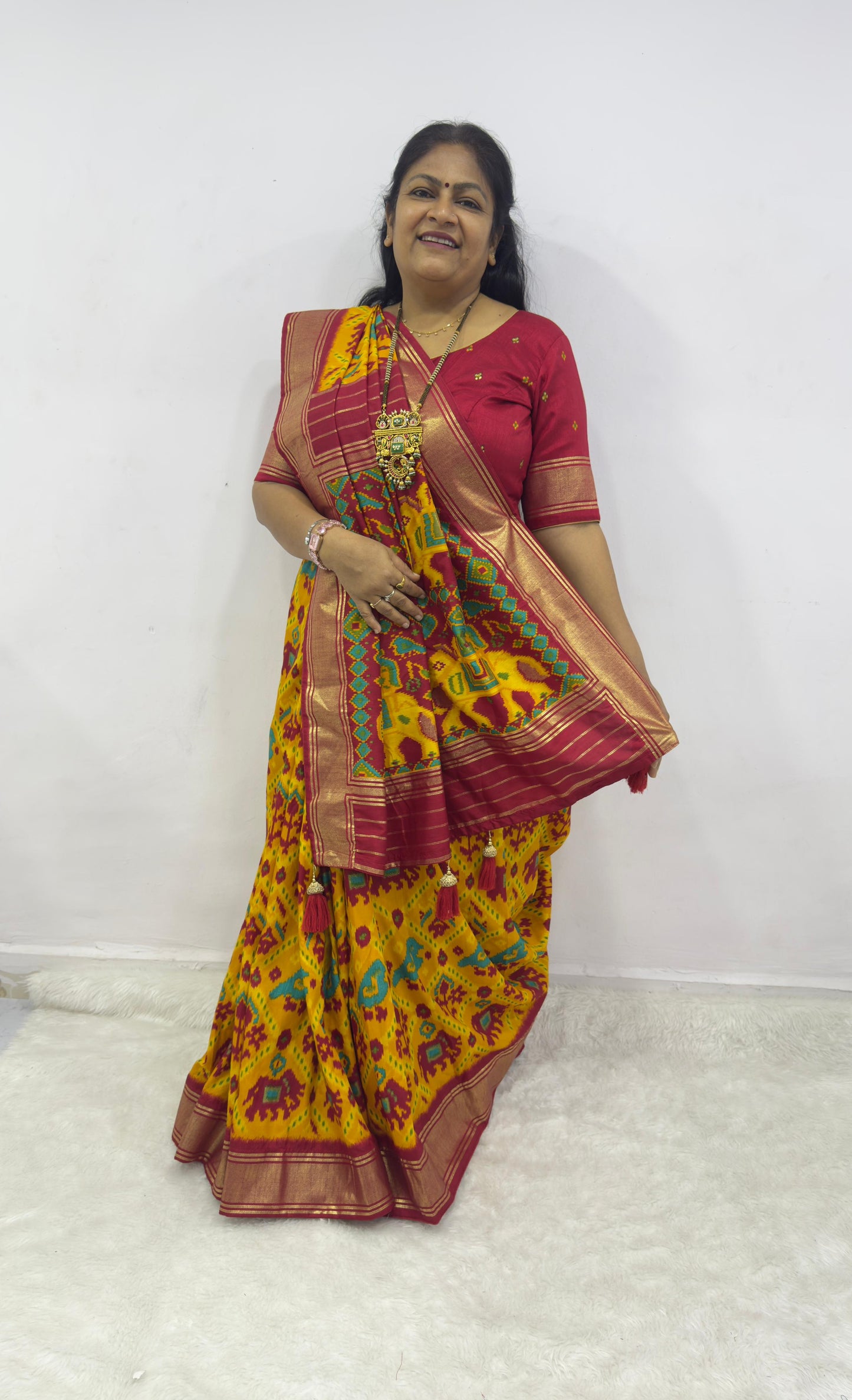 VIPUL AMORA SILK - YELLOW