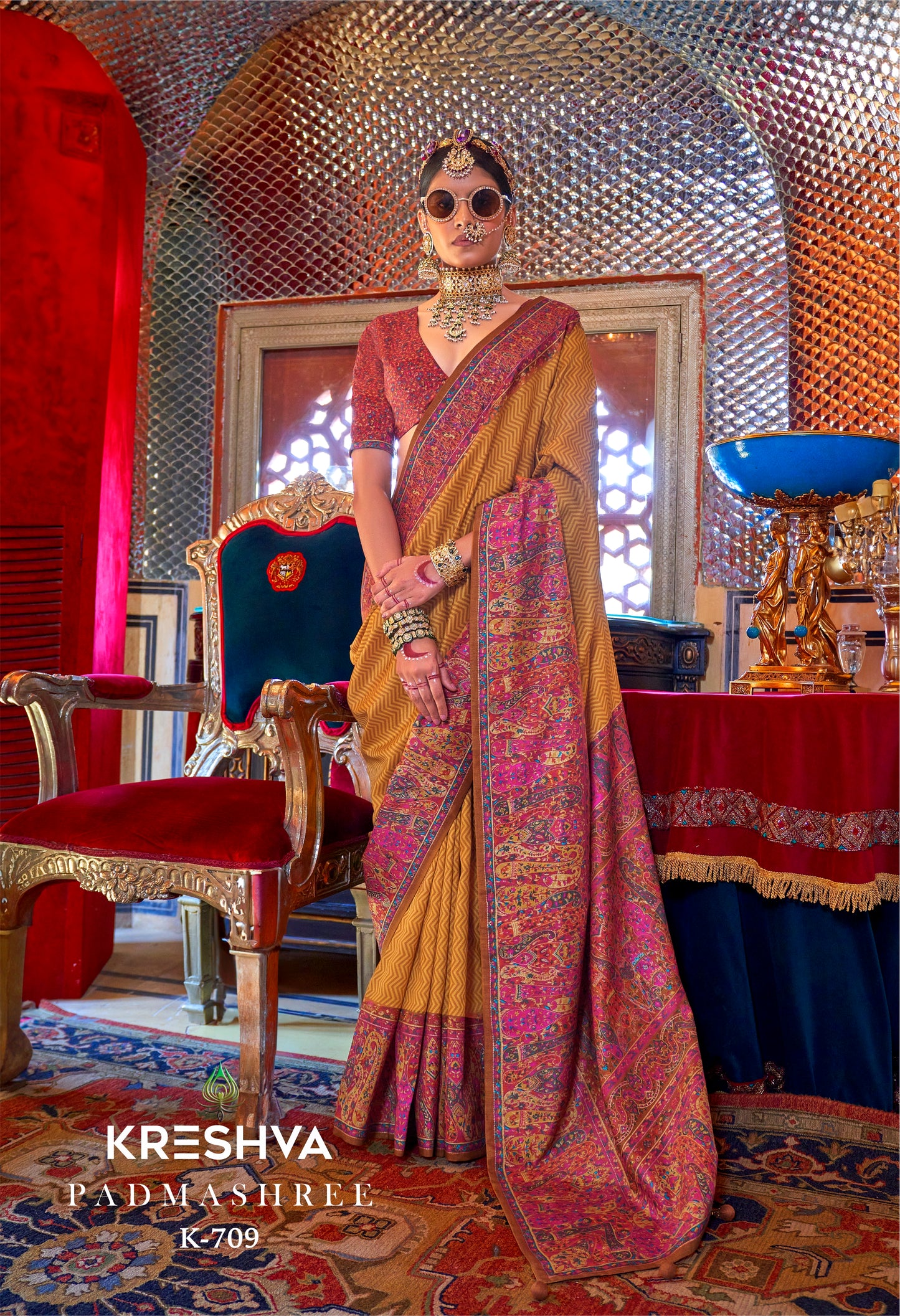 pashmina saree